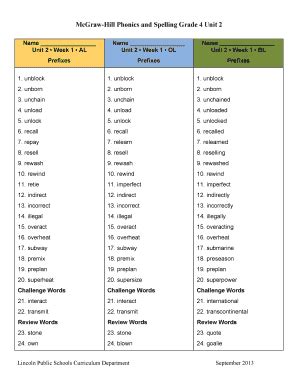 This is the first unit in our 4th grade spelling series. . Phonics spelling grade 4 answer key pdf